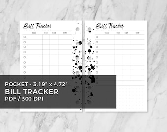 Bill Tracker - Pocket