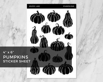Pumpkins Sticker Sheet