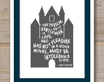 Digital File - The Person Who Has Not Pleasure in a Good Novel - Jane Austen - Northanger Abbey