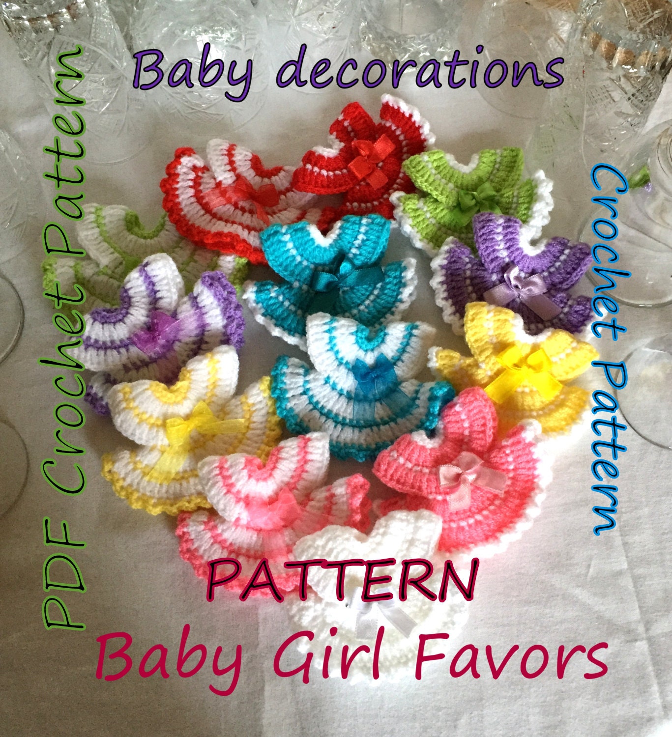 Crochet Mini Dress Baby Shower Favor - Etsy