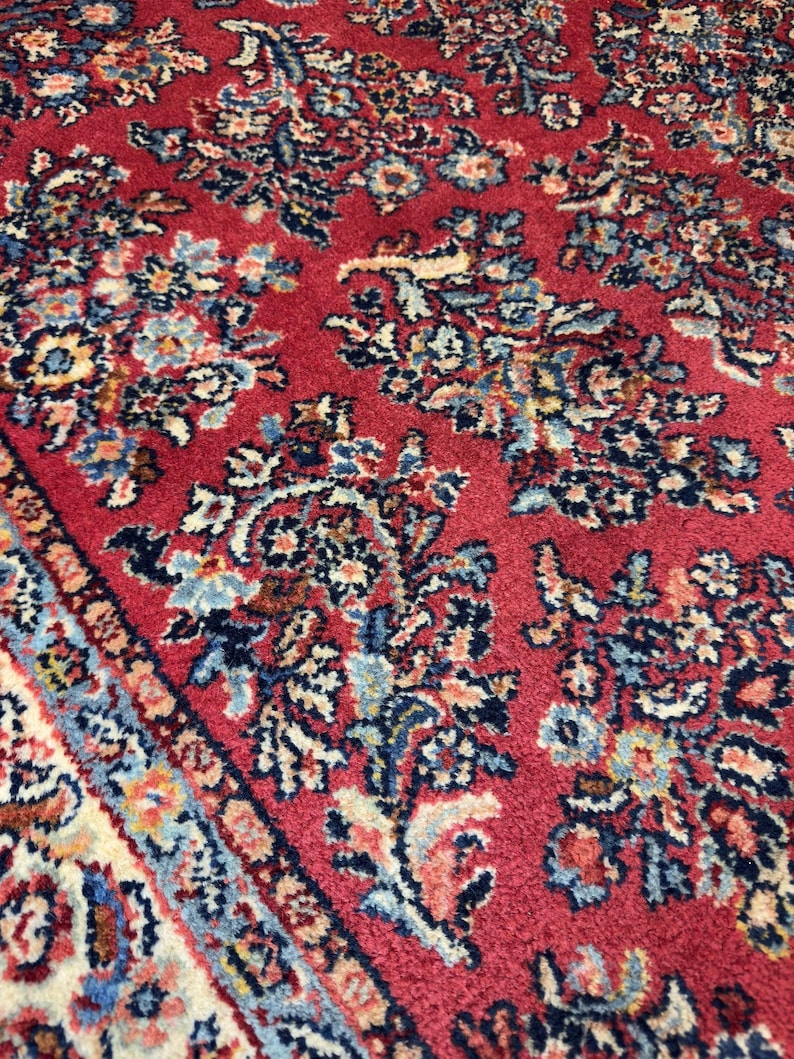 Original Collection Karastan Red Rug – 5.5x9 | Persian-inspired Wool ...