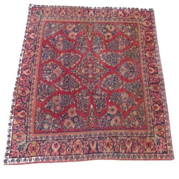 Unusual square Persian Sarouk - PM