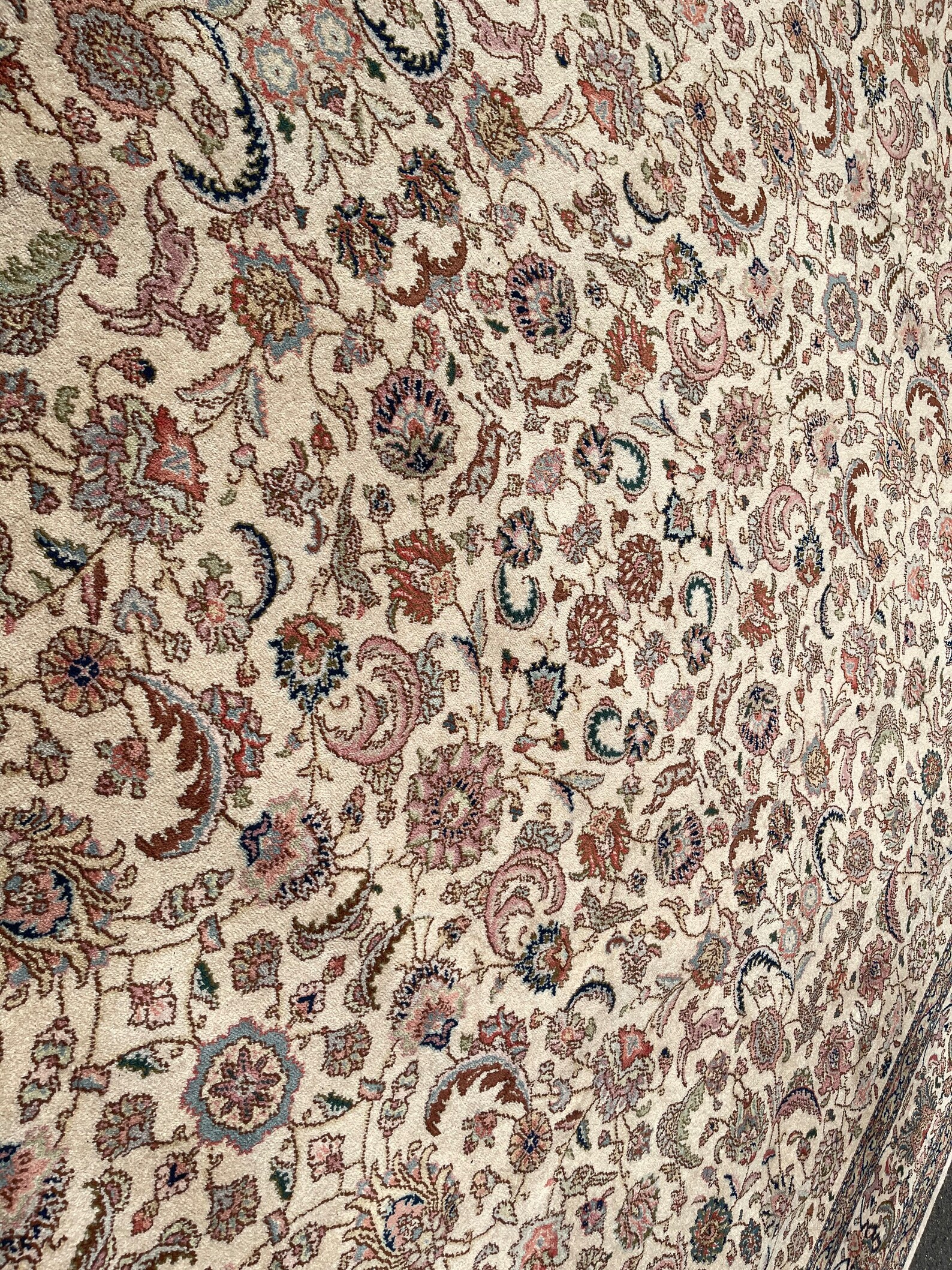Tabriz Rug Karastan Rug Lovely Carpet 12x20 Gently Used 738 Etsy