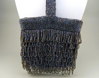 Vintage Beaded Purse Tasseled Evening Purse Vintage Evening Bag 1930s Purse Vintage Collectibles