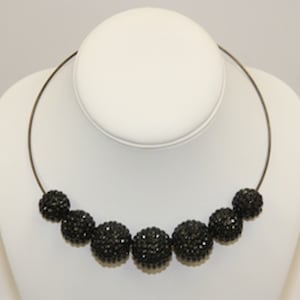 Kenneth Jay Lane Black Pave Chocker