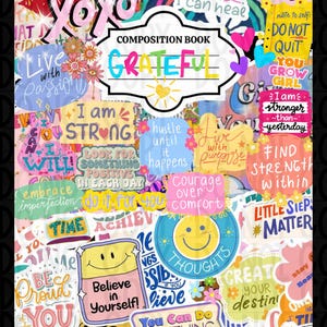Custom Canva Editable Back-to-School Composition Notebooks