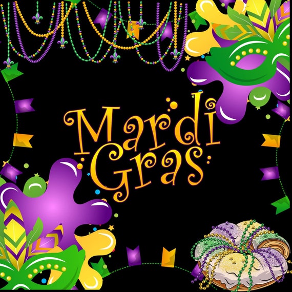 Mardi Gras Bundle-Cotton Transfers