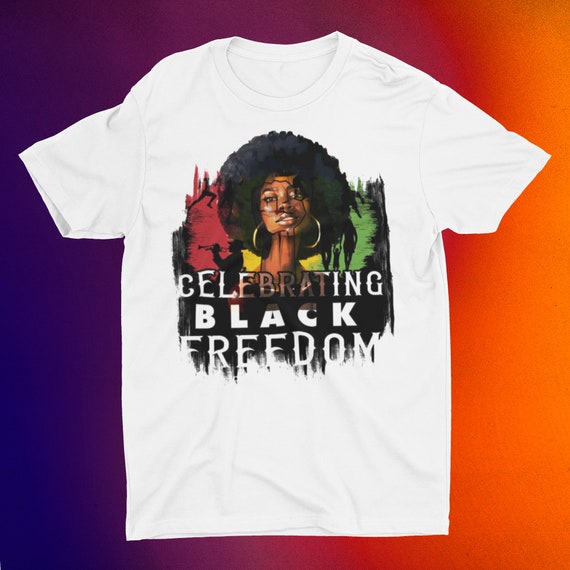 Celebrating Black Freedom-Custom DTF Transfers – High Quality Direct to Film Heat Transfers for Shirts, Hoodies, & Apparel