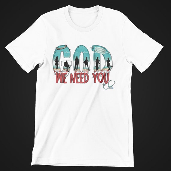 God We Need You Healthcare-Cotton Transfer
