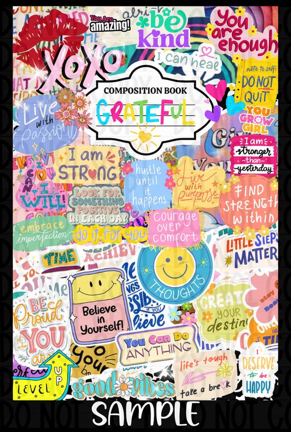 Custom Canva Editable Back-to-School Composition Notebooks