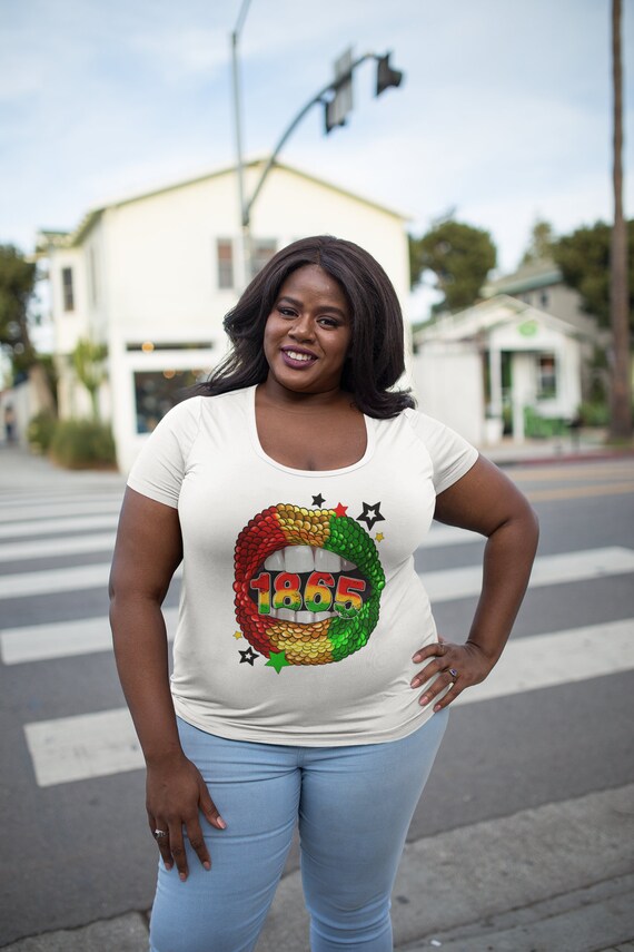 Juneteenth Lips-Cotton Transfer