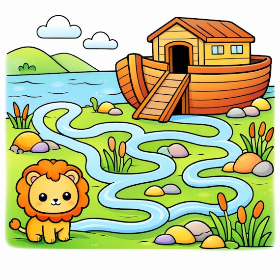 Bible Stories & Faith Activity Book| Bible Stories Coloring Pages | Sunday School Activity | Faith-Based Gift