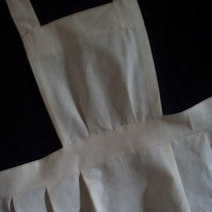 Schürze lange weiße traditionelle Edwardian 100 % ungebleichte | Etsy