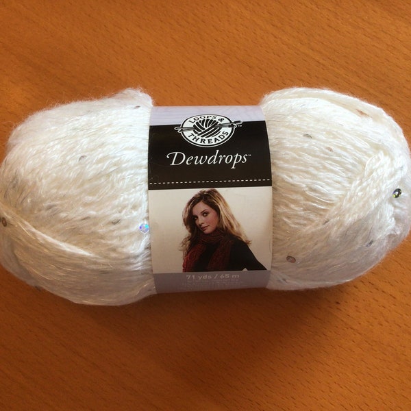 Loops & Threads - Dewdrops Yarn - Pearl - Discontinued - New and Unused