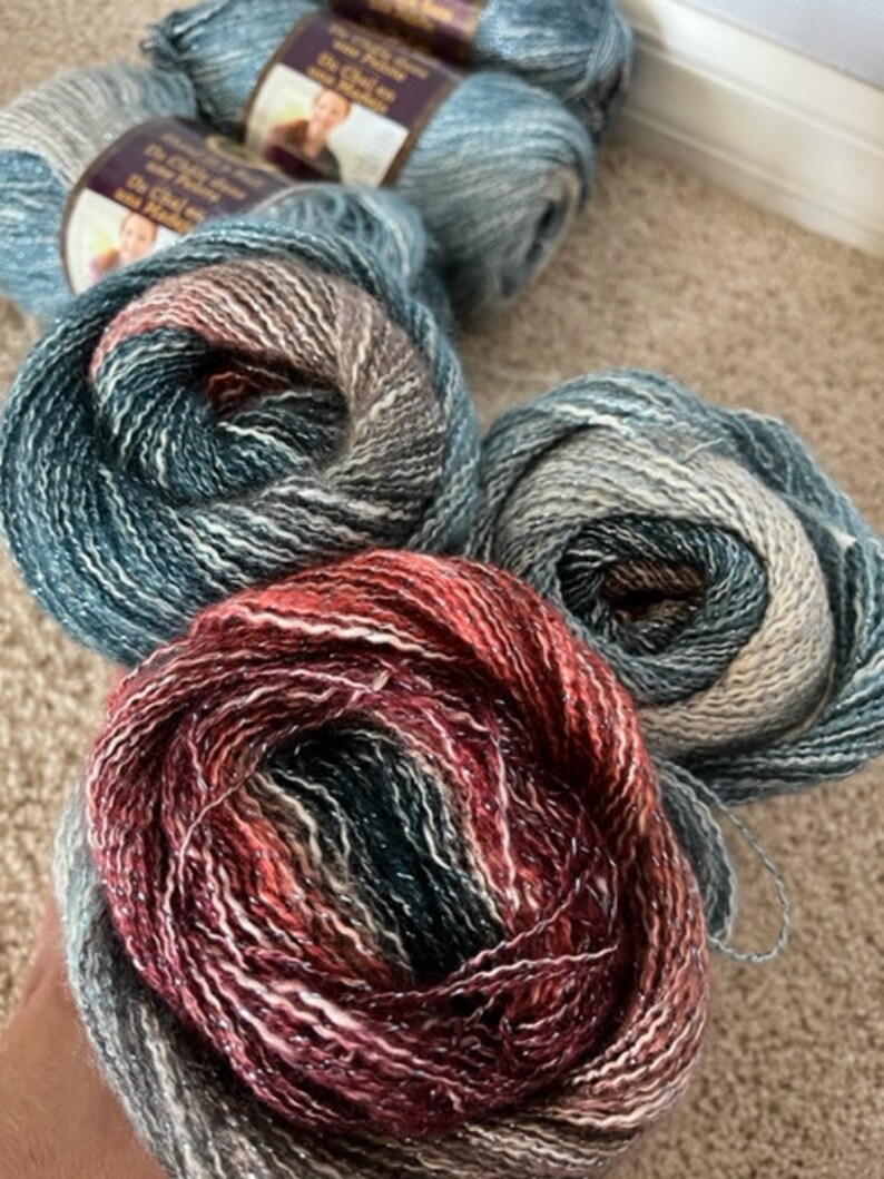 Lion Brand Yarn Shawl in a Ball Moonstone New and Unused Etsy UK