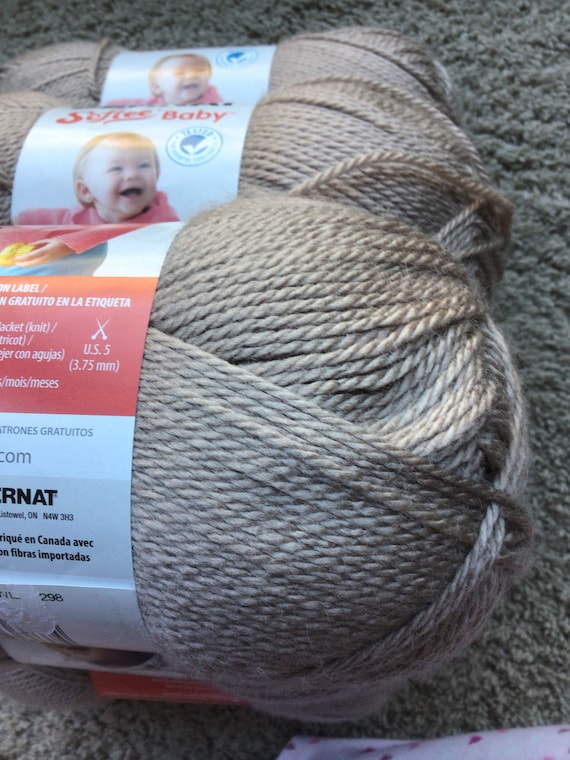 Bernat Softee Baby Yarn Little Mouse No Dye Lot Discontinued New and Unused  Price is per Skein 