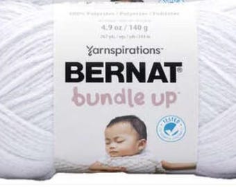 Bernat Bundle Up - 267yds - Worsted Polyester Yarn - Destash - New and Unused