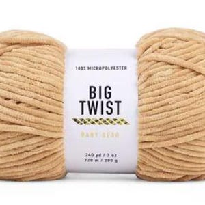 Baby Bär - 200m - Sperrgut - Polyester Garn - von Big Twist - Neu und Unbenutzt - Destash