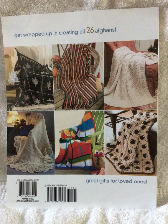 Big Book of Crochet Afghans Annie's Crochet 871222 26 Afghans to Crochet  New and Unused 