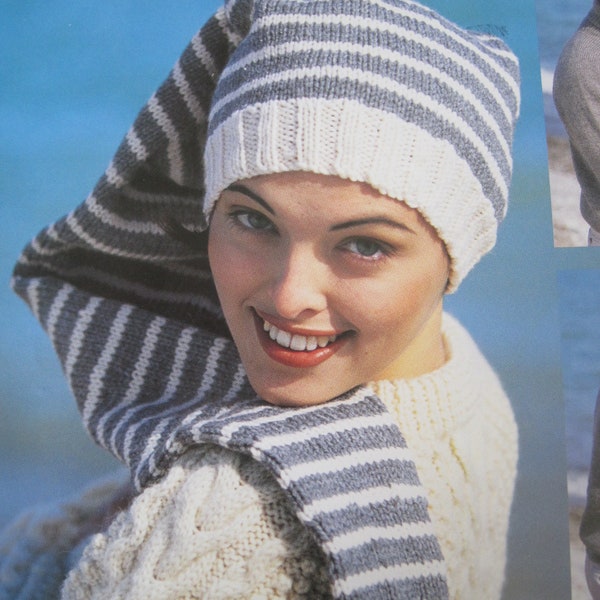 Knit Pattern - Stocking Cap - One Size Fits Most - Vintage