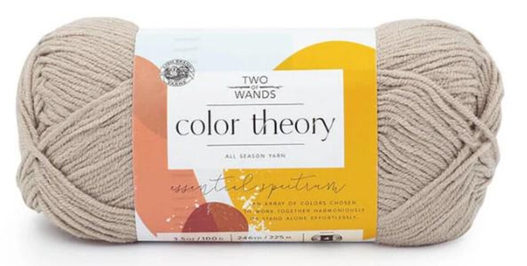 Lion Brand Yarn - Two of Wands - Color Theory - Bone