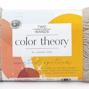 Lion Brand Yarn - Two of Wands - Color Theory - Bone, Moonbeam - New and Unused - Destash