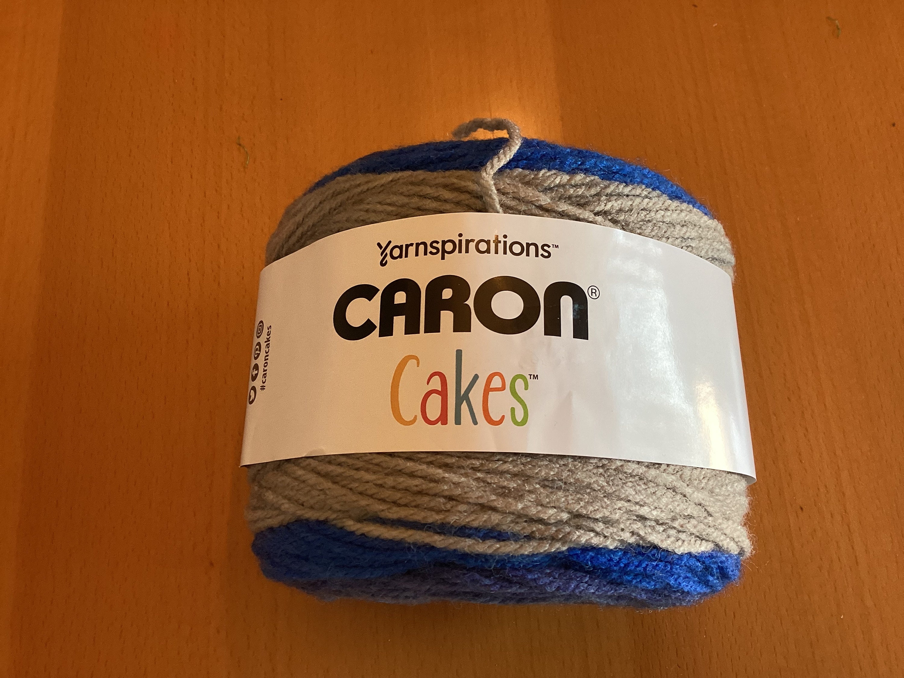2 - SKEINS/CARON OF CARON BIG CAKES YARN - cookie crumbles