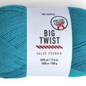 Value Pound Plus - Worsted Acrylic Yarn - by Big Twist - New and Unused - Destash