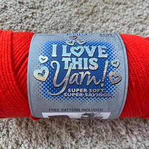 I Love This Yarn - New and Unused - Destash