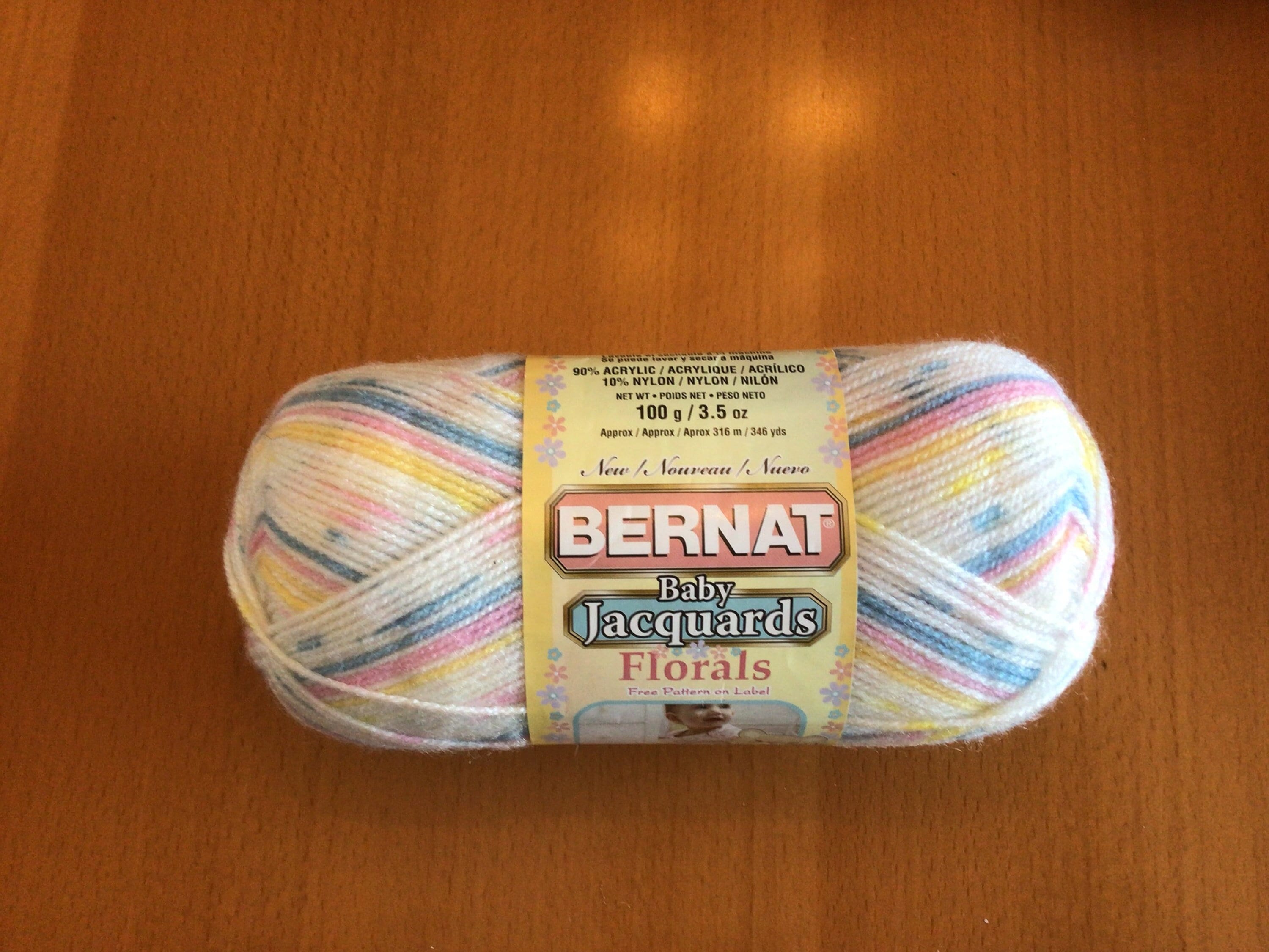 Bernat baby jacquards florals yarn hot sale