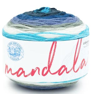 Mandala Yarn - Lion Brand - Mermaid - New and Unused - Destash