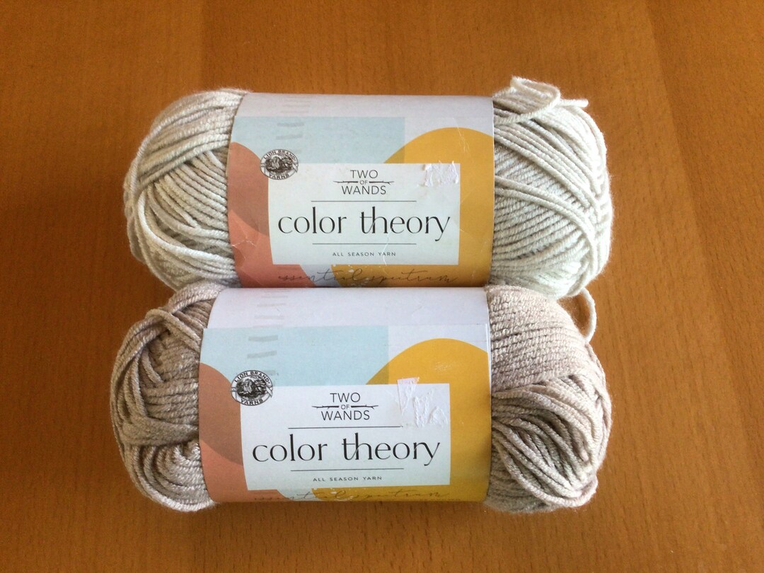 Lion Brand Yarn - Two of Wands - Color Theory - Bone, Moonbeam - New ...