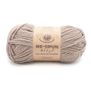 Re-Spun Yarn - Thick & Quick - Hazelwood - 100% Recycled Polyester - New and Unused