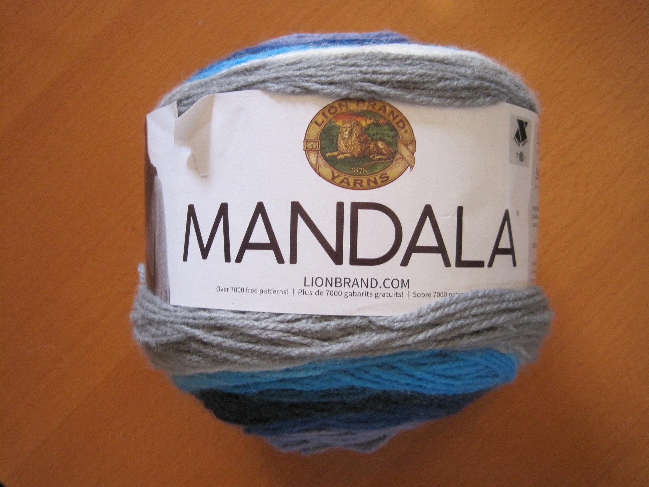 Lion Brand Mandala Sparkle 313 Draco Yarn 