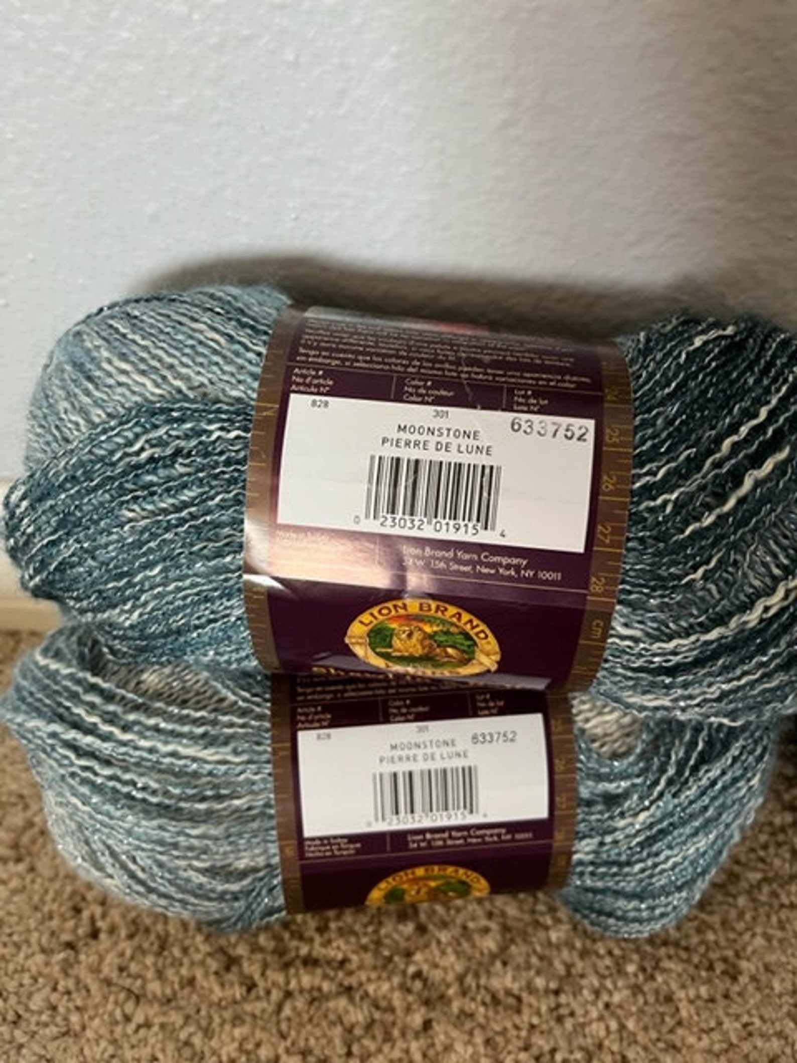 Lion Brand Yarn Shawl in a Ball Moonstone New and Unused Etsy UK