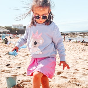Koala with print crown kids sweater, unisex, various colours and sizes