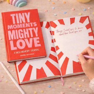 Minnesjournal för föräldrar på neonatalavdelningen | A5 minnesbok