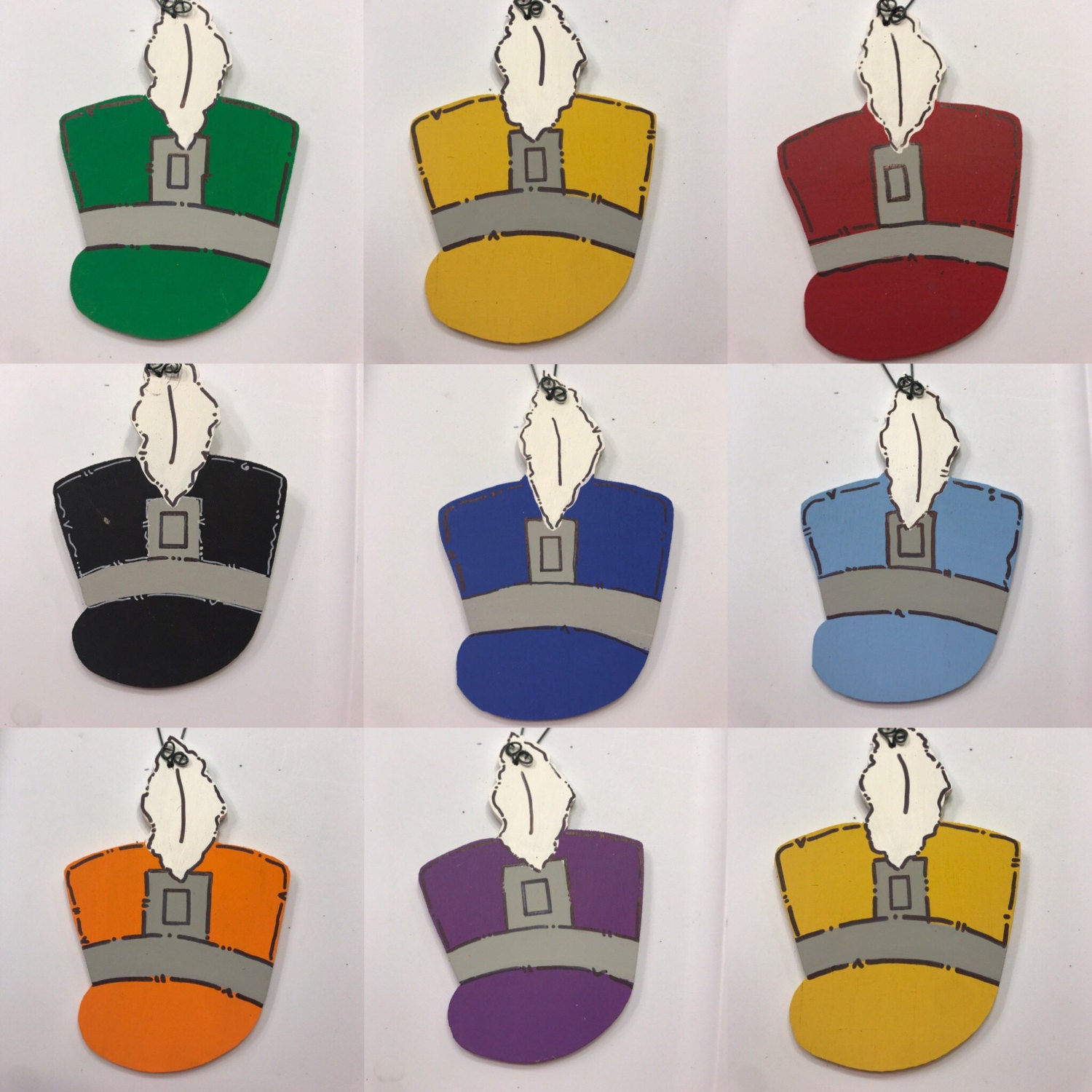 Personalized Wooden Marching Band Hat Winter Tree Ornament Etsy