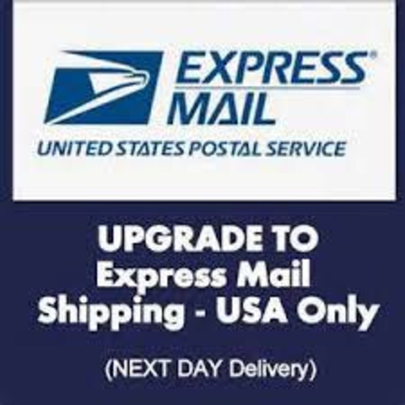 Upgrade to USPS Express Mail 12 Days Graciousgiggles Etsy