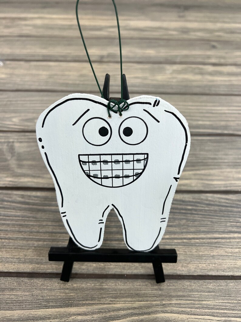Dental Braces Orthodontist Personalized Christmas Tree Etsy