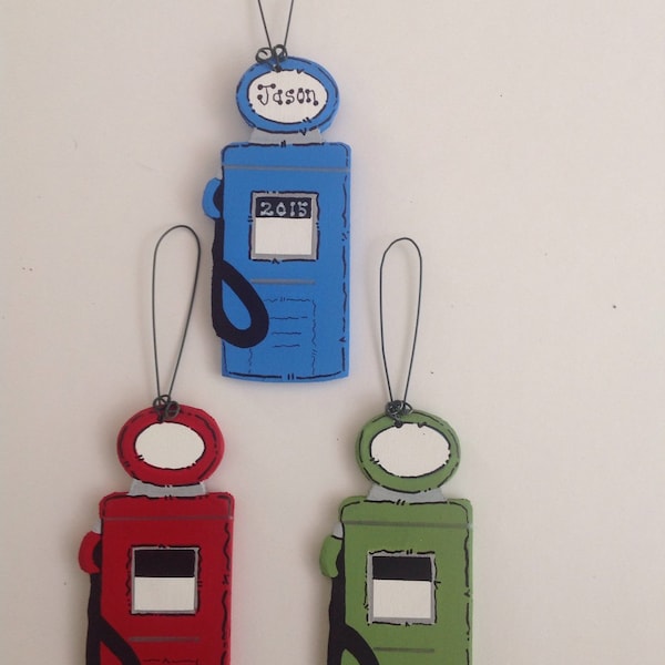 Gas Pump Ornaments Etsy