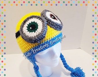 Crochet Minion Hat Inspired