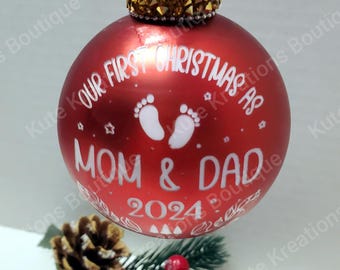 Our First Christmas Ornaments/Baby 1st Christmas/Merry Christmas