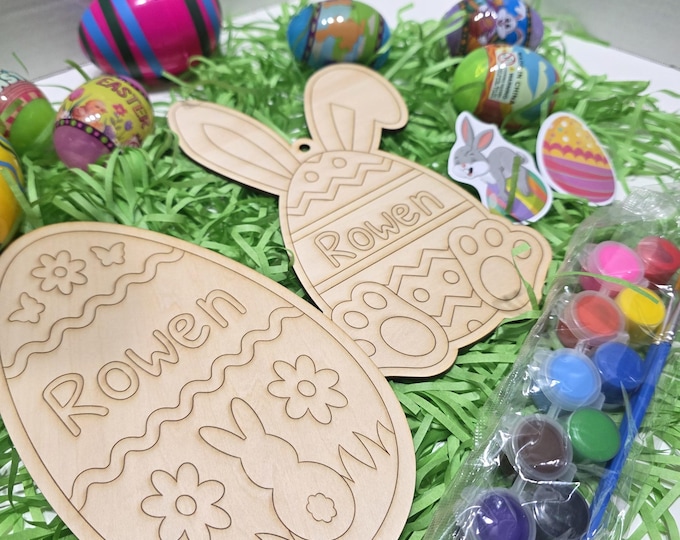 Featured listing image: Easter Diy Paint Kit, Personalized Easter Paint Kit.