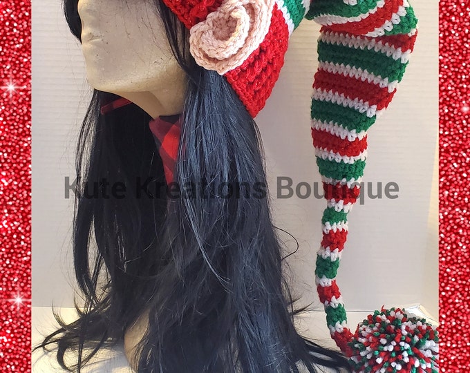 Featured listing image: Crochet Elf Hat/Elf Hat