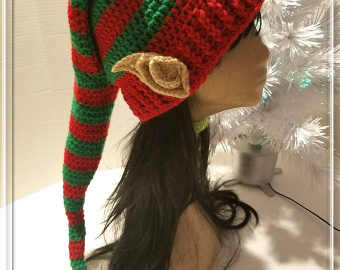 Featured listing image: Crochet Elf Hat/Elf Hat