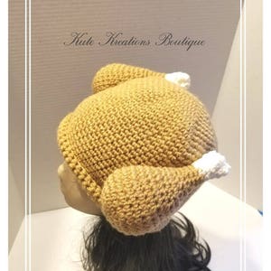 Crochet Turkey Dinner Hat!  Turkey Hat. Baby/Adult Size. Crochet Turkey hat! Turkey Beanie/Turkey Hats.