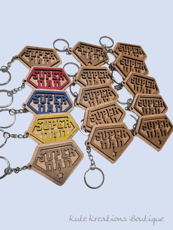 Super Dad Keychain