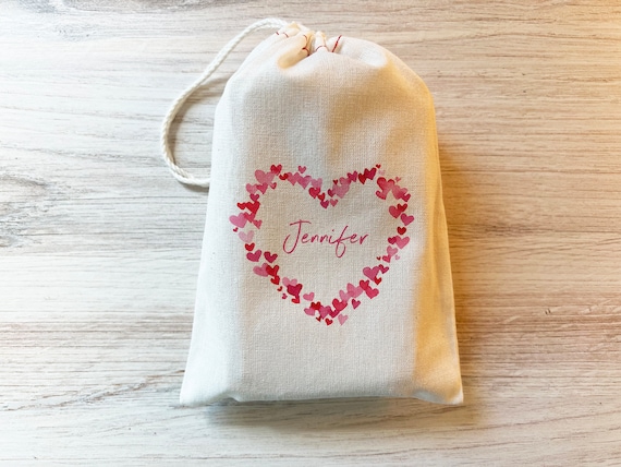 Valentine's Day Personalized Treat Bag Kids Valentine Goodie Bag