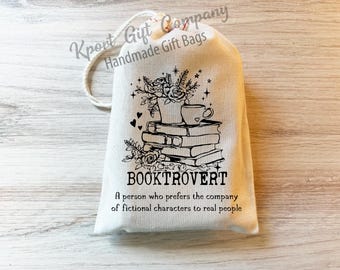 Personalized Book Club Gift Bag - Book Club Member Gift - Bookish Gift - Book club party - Custom book club favor - Book Club Favor Bag
